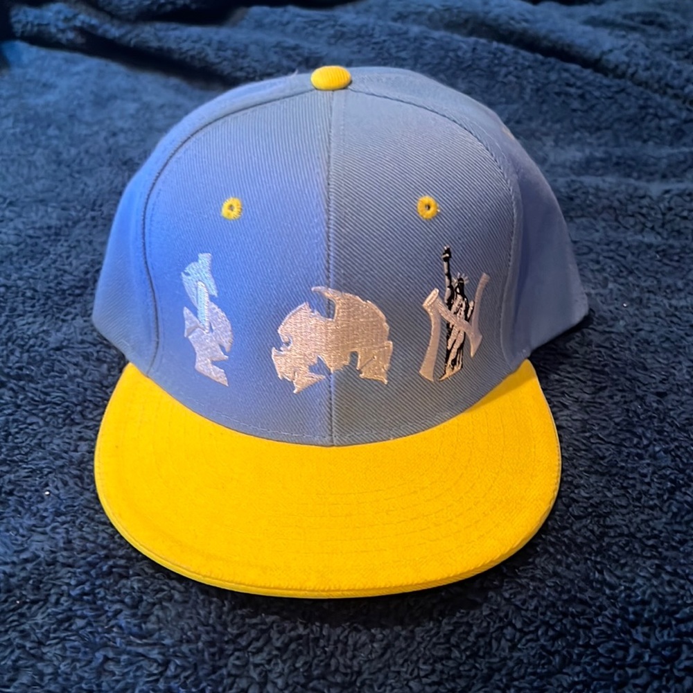 Limited Edition NYC WU TANG light blue / yellow